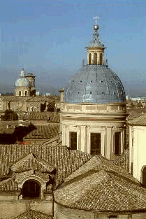 Veduta aerea della citta'